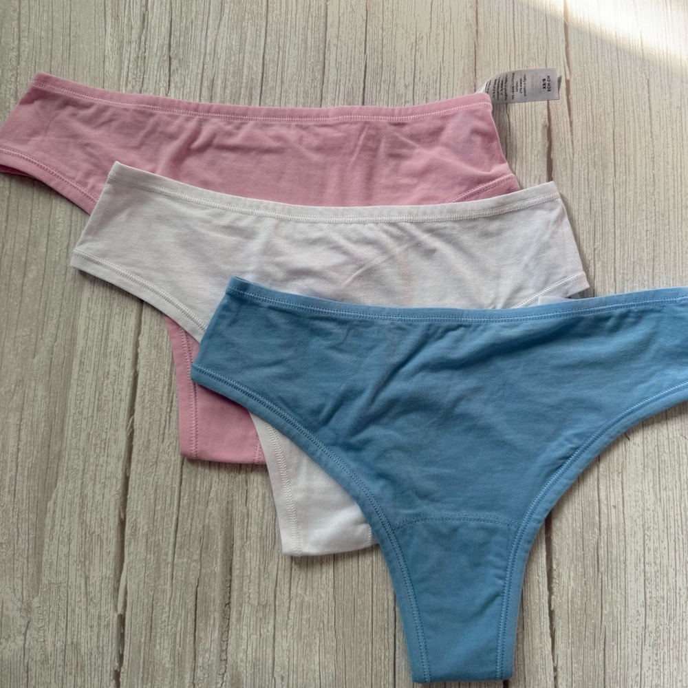 Play Assorted 3-Pack Thongs Hanky Panky Size XS/S